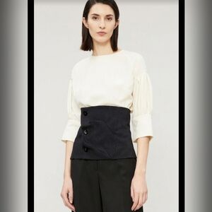 Jil Sander Wool Corset Belt-NWT